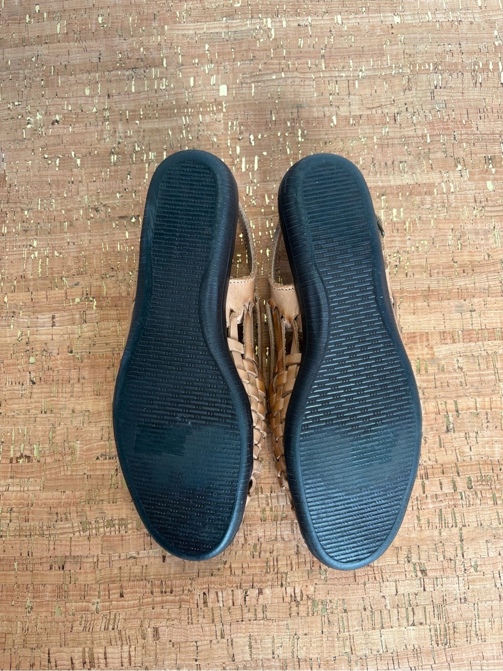 Softspots Woven Slingback Mules in Tan - Picture 9 of 9